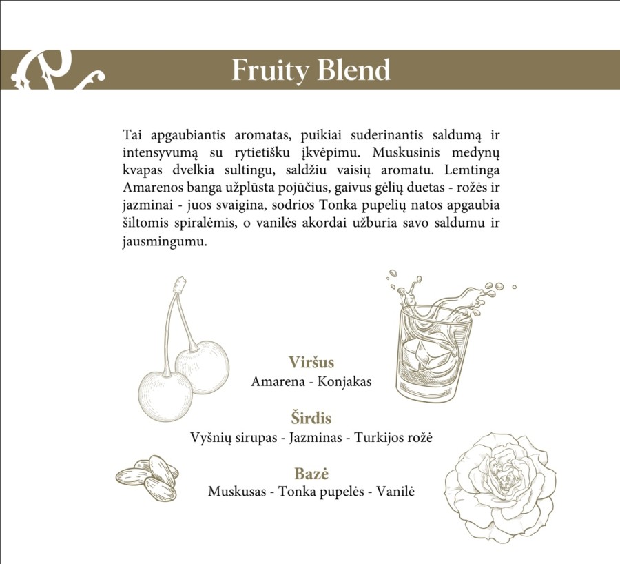 Namų kvapas su lazdelėmis FRUITY BLEND 100 ml.